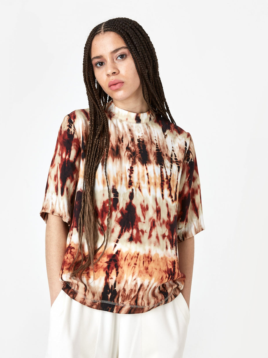 Nanushka Nanushka Kaden Shortsleeve T-Shirt - Tie Dye Print - Tie-Dye