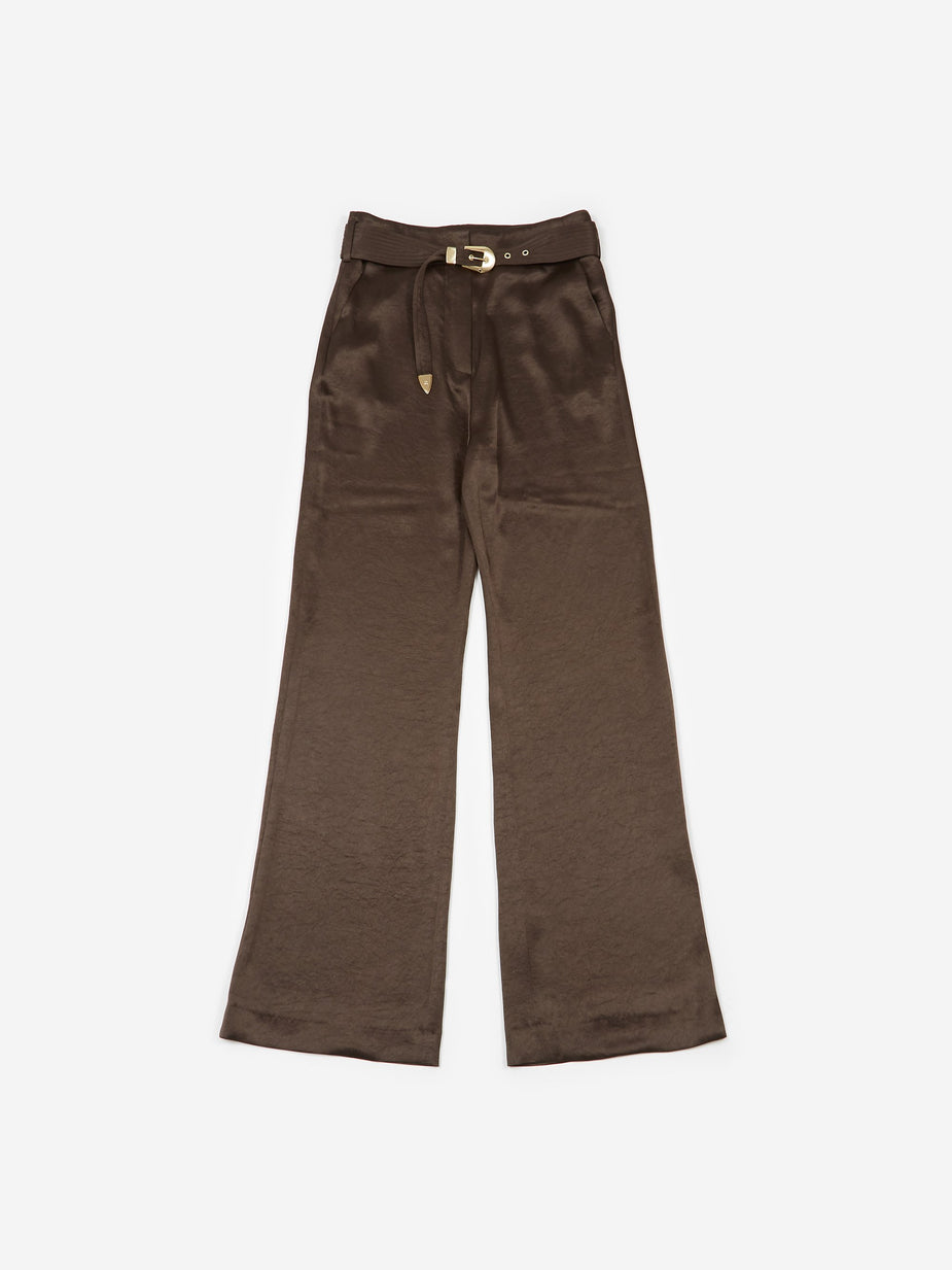 Nanushka Nanushka Kisa Satin Trouser - Espresso - Other