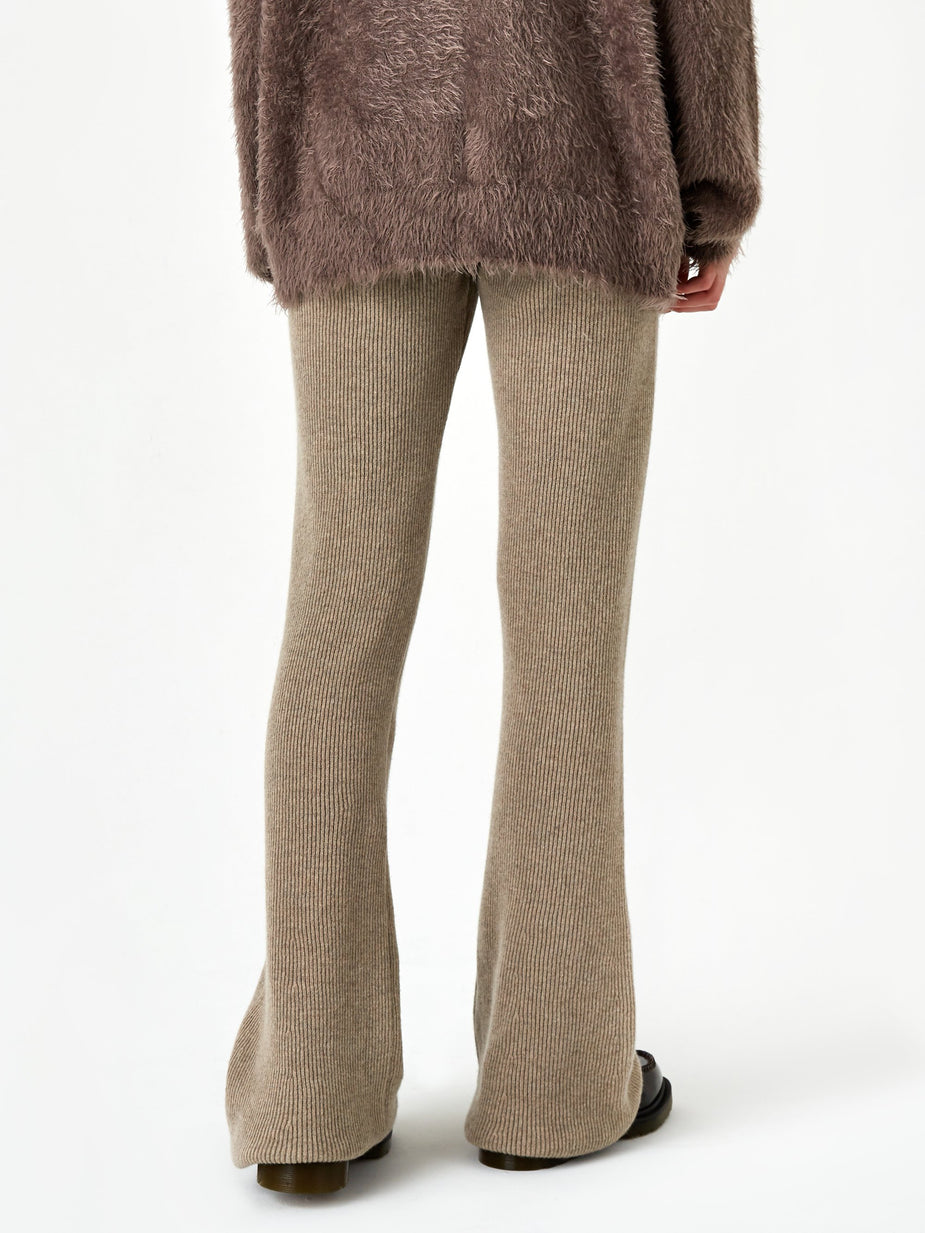 Nanushka Nanushka Leba Knit Trouser - Stone - Grey