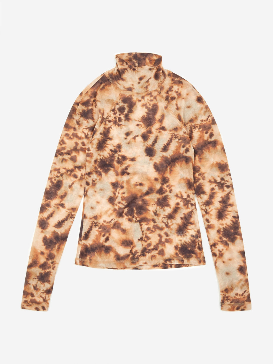 Nanushka Nanushka Madi Mesh Jersey Longsleeve Top - Tie Dye - Tie-Dye
