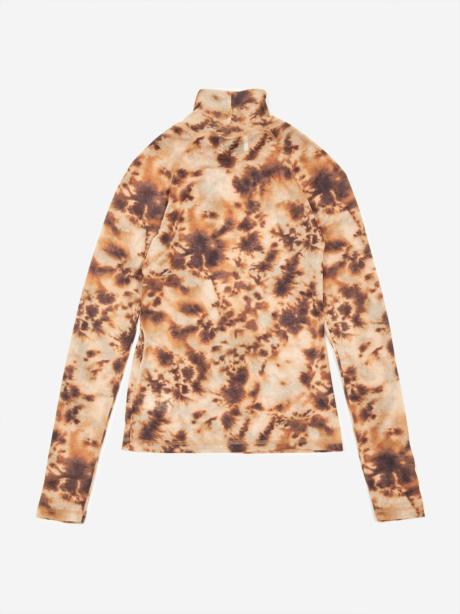 Nanushka Nanushka Madi Mesh Jersey Longsleeve Top - Tie Dye - Tie-Dye
