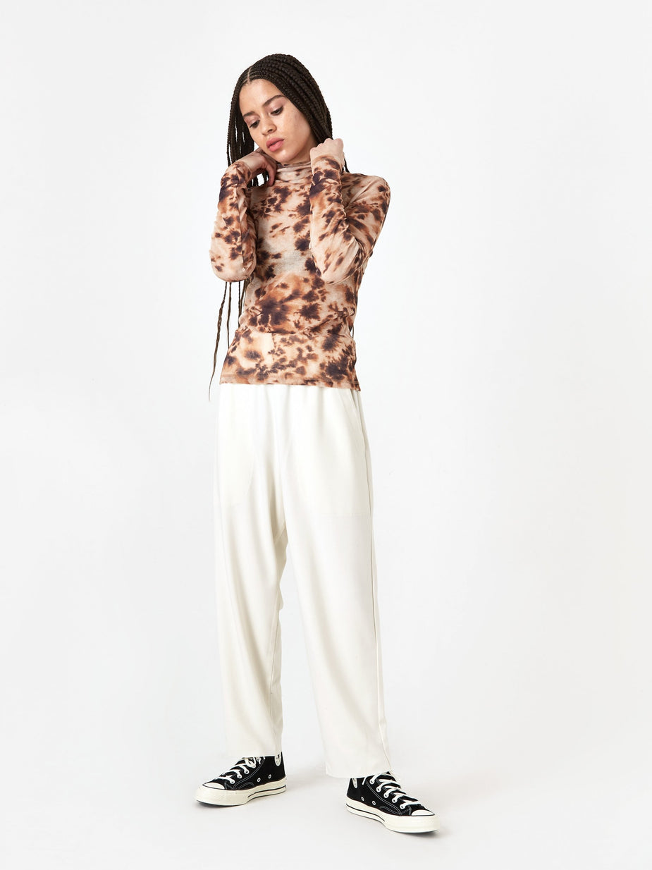 Nanushka Nanushka Madi Mesh Jersey Longsleeve Top - Tie Dye - Tie-Dye