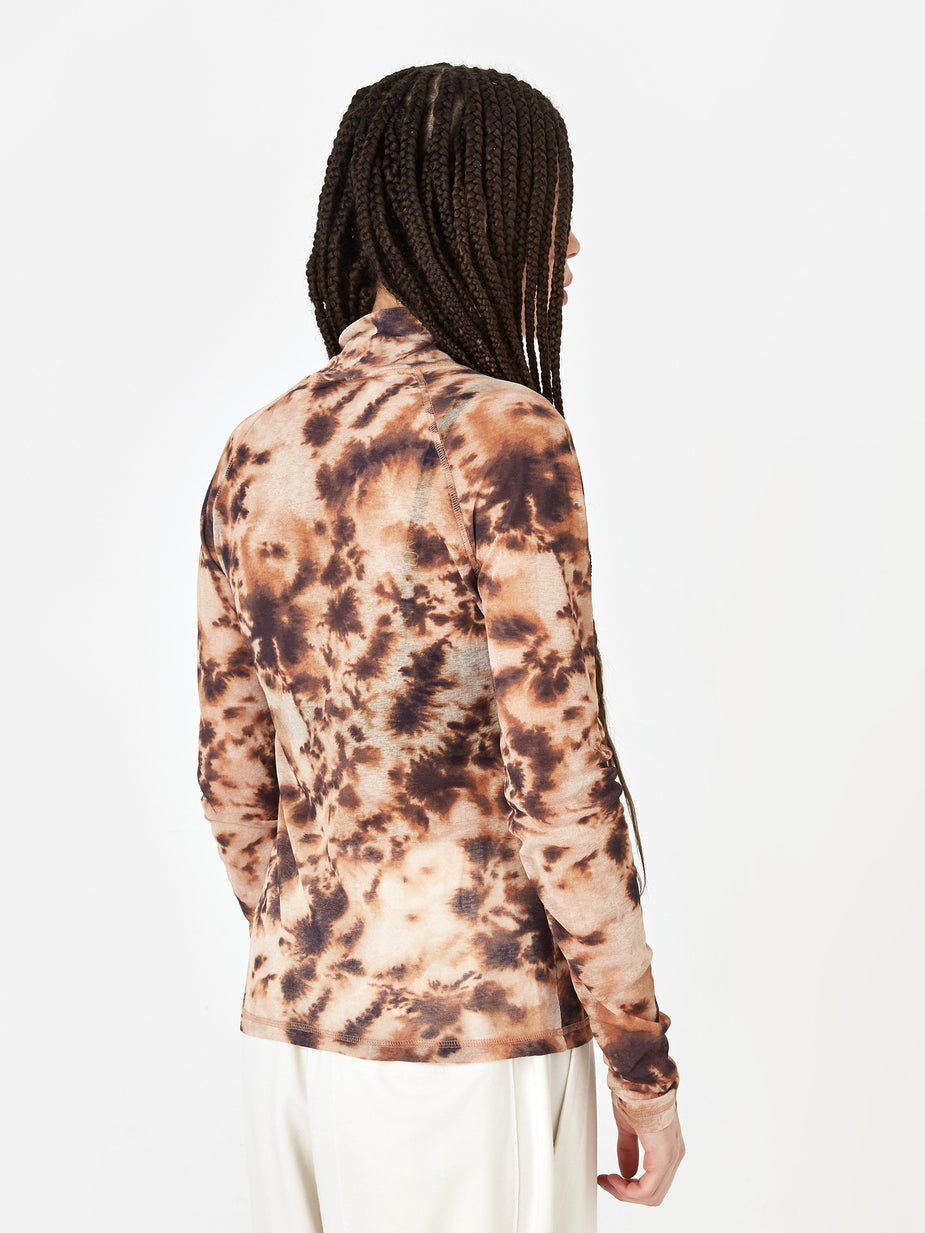 Nanushka Nanushka Madi Mesh Jersey Longsleeve Top - Tie Dye - Tie-Dye