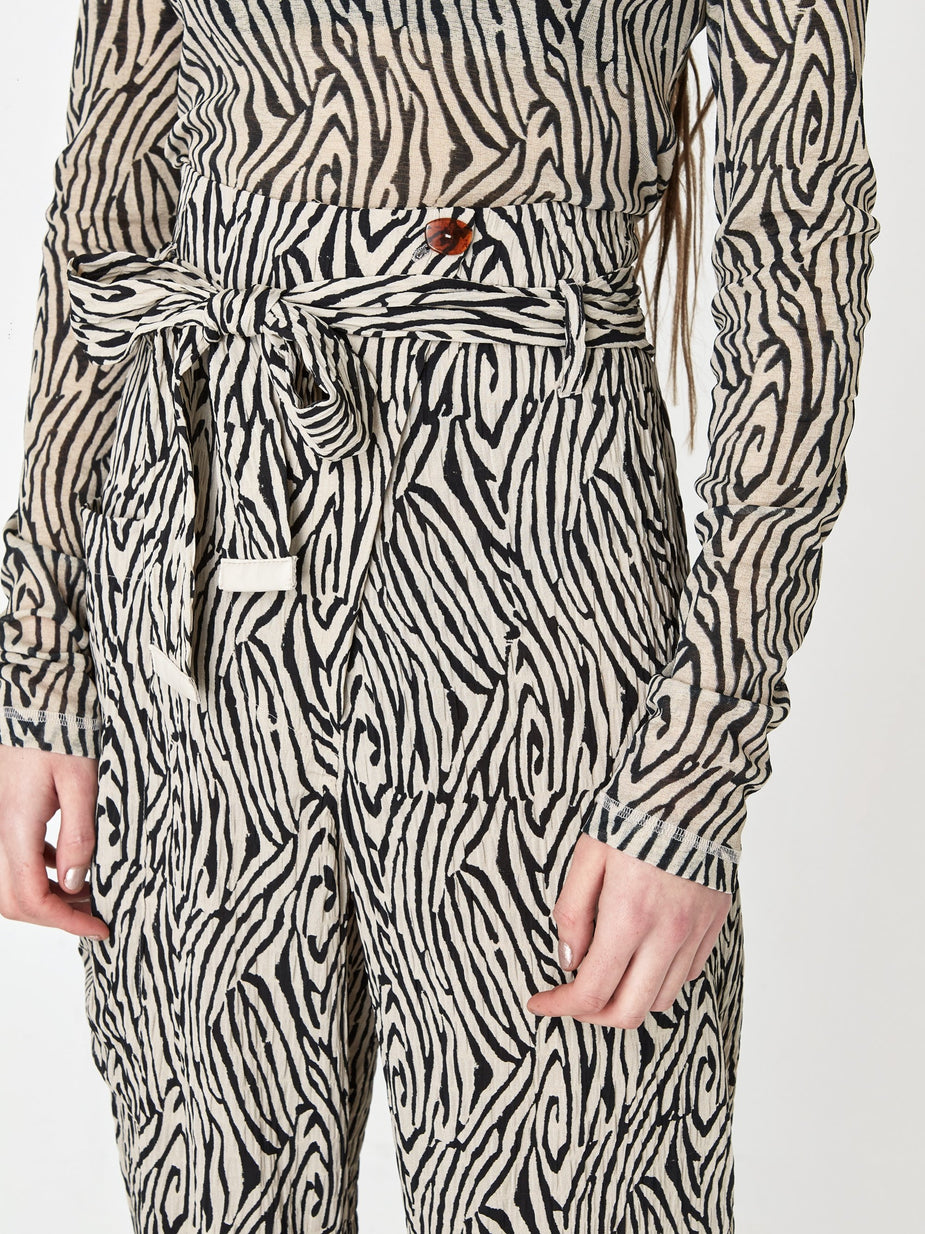 Nanushka Nanushka Marlin Trouser - Zebra Block Print - Other