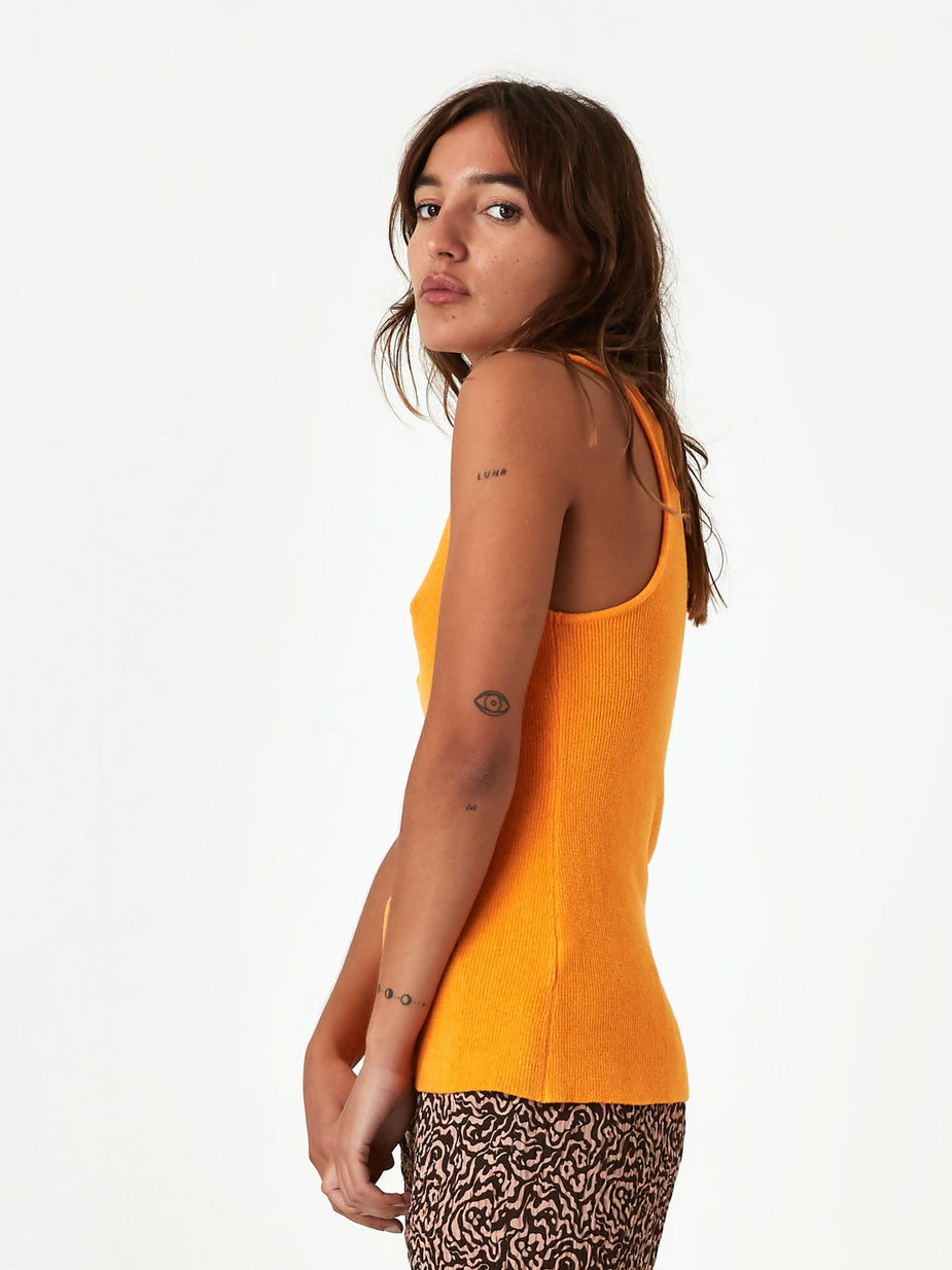 Nanushka Nanushka Mira Knit Tank - Orange - Orange
