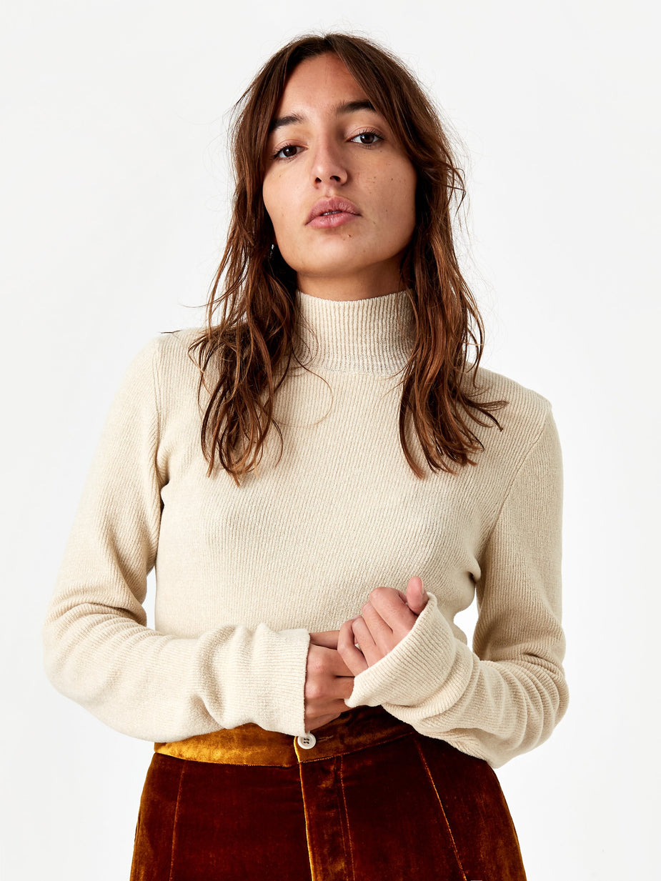 Nanushka Nanushka Niel Chenille Knit Longsleeve Top - Crme - Other