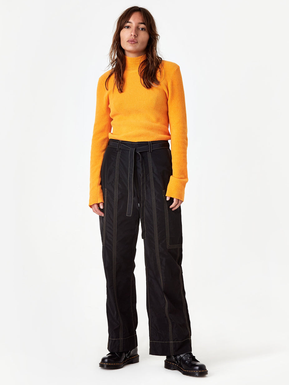 Nanushka Nanushka Niel Chenille Knit Longsleeve Top - Orange - Orange