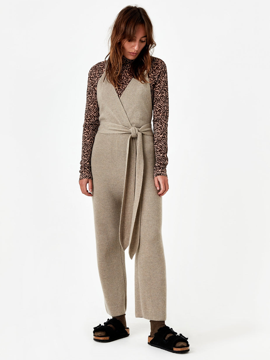 Nanushka Nanushka Tilli Jumpsuit - Stone - Grey