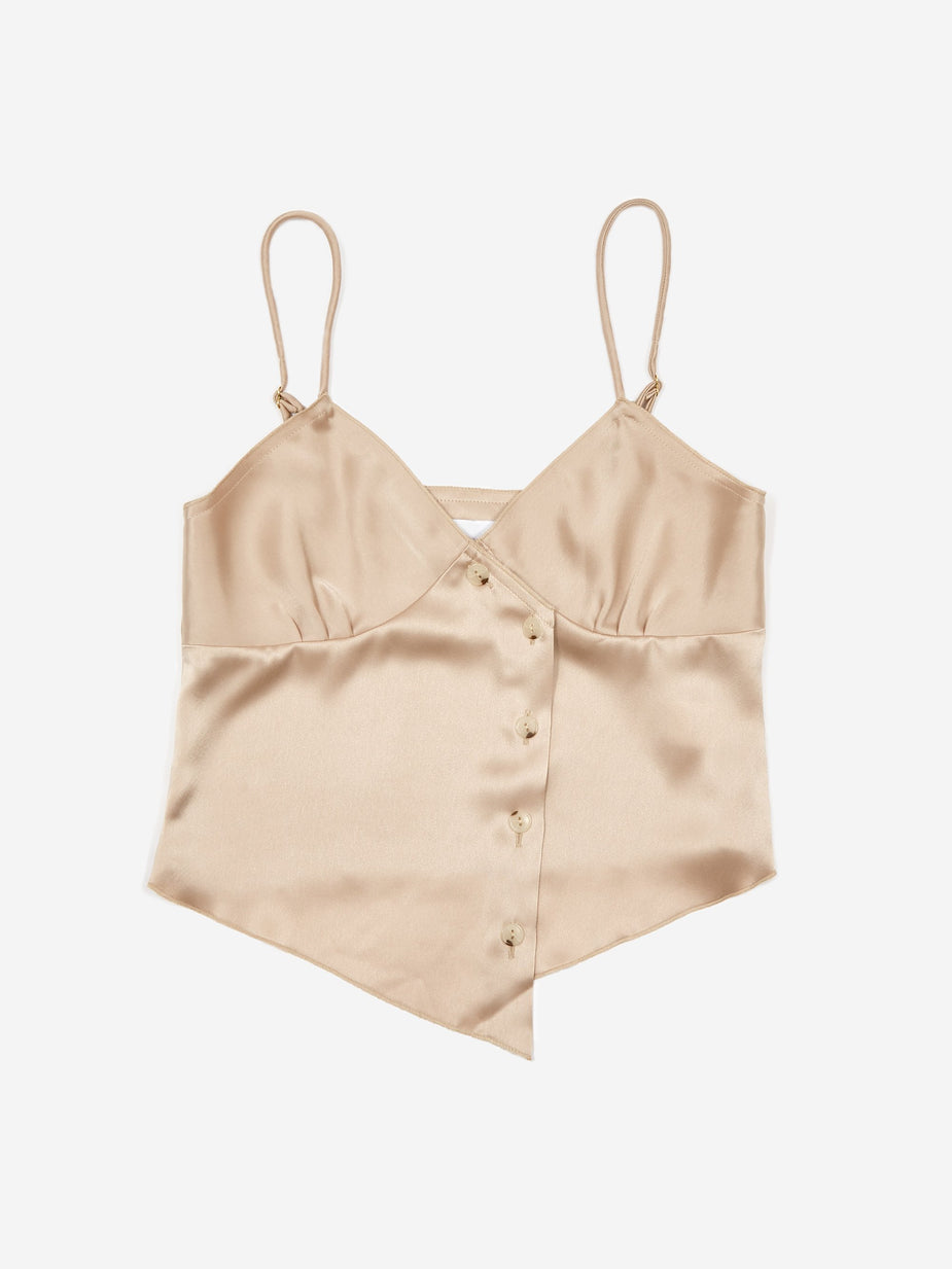 Nanushka Nanushka Abio Satin Cami Top - Himalayan Salt - Other
