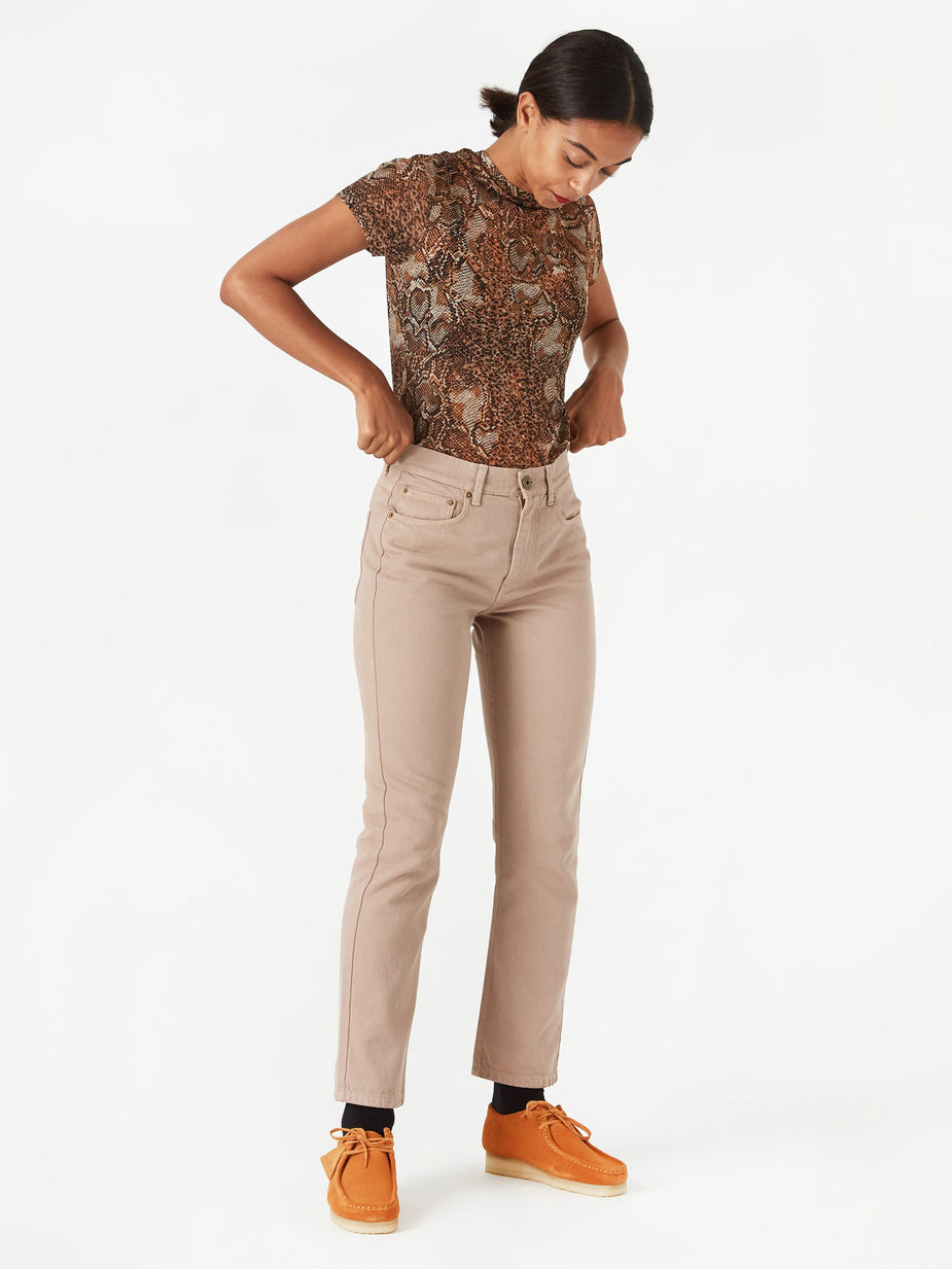 Nanushka Nanushka Palm Jean - Taupe - Neutrals