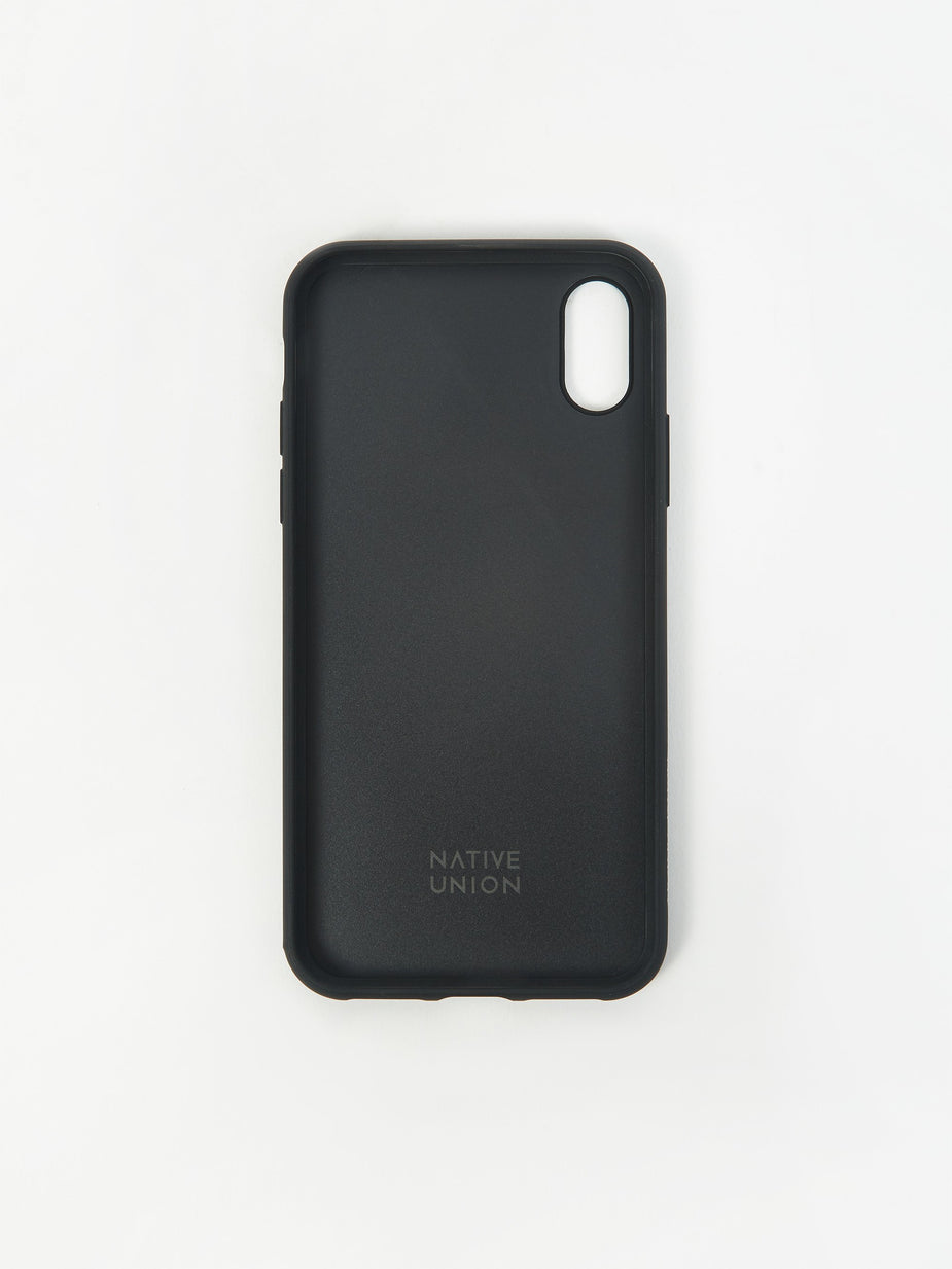 Native Union Native Union Clic Canvas iPhone Xs Case - Black - Black