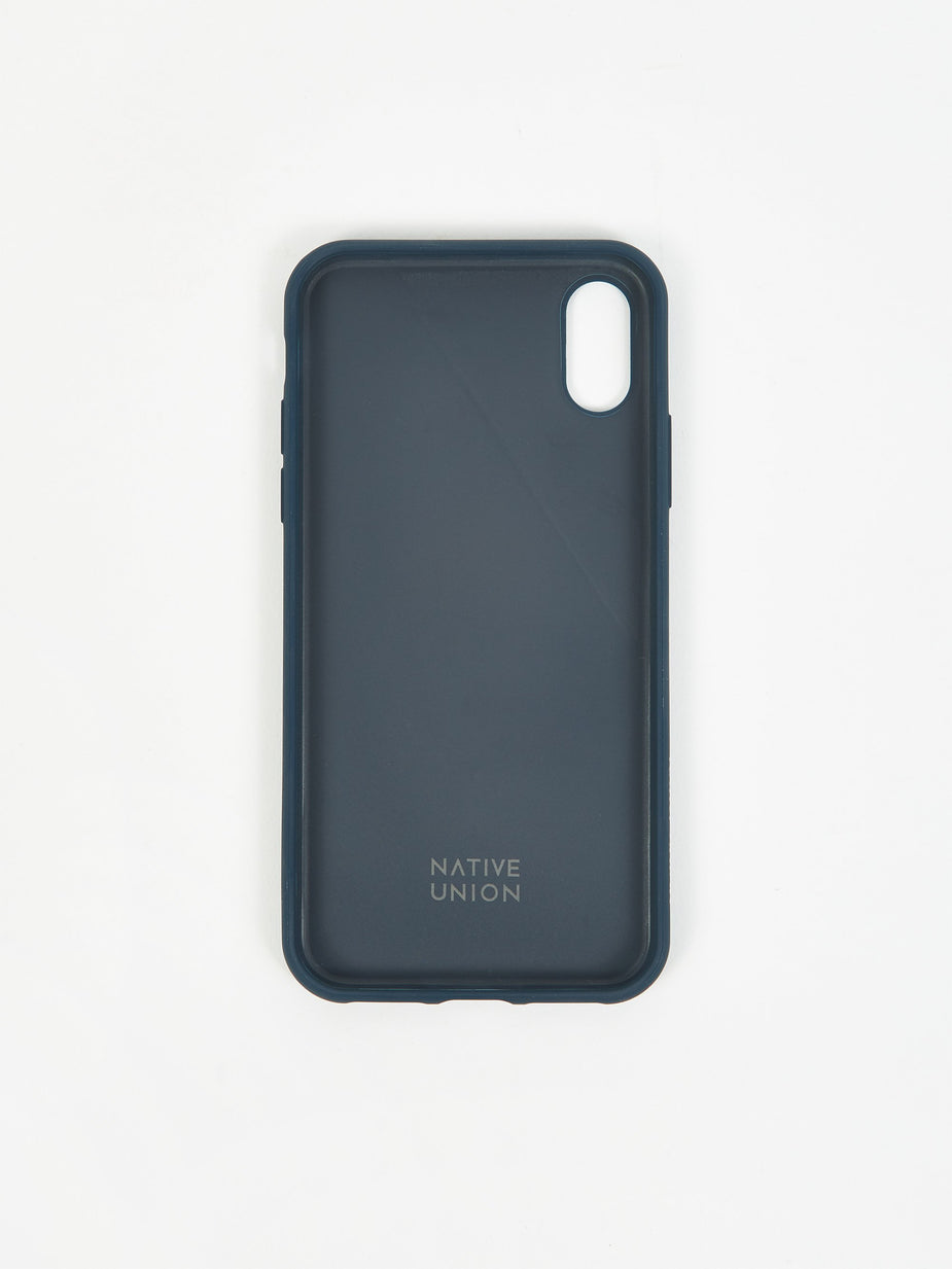 Native Union Native Union Clic Canvas iPhone Xs Case - Navy - Blue
