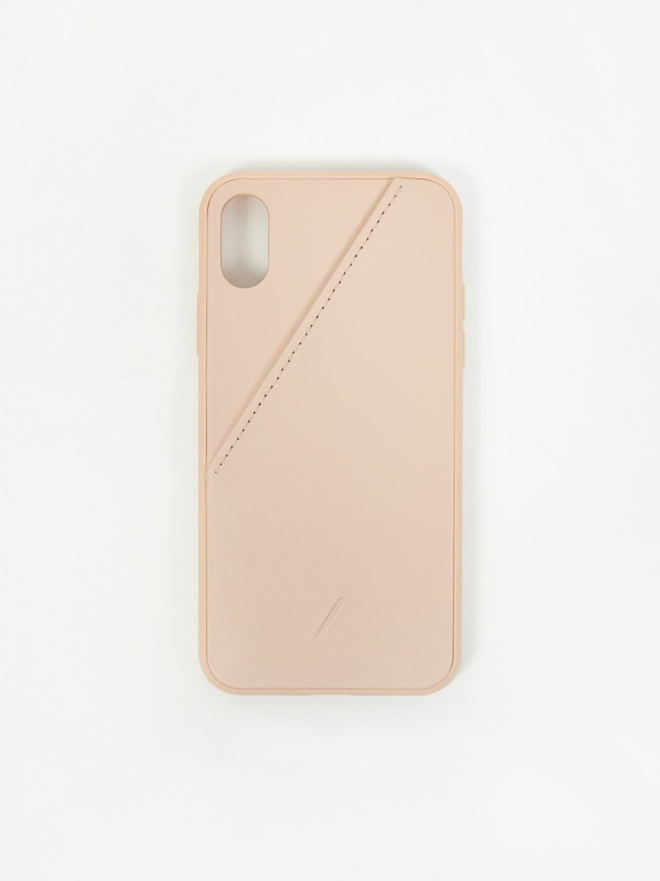 Native Union Native Union Clic Card iPhone Xs Case - Rose - Pink