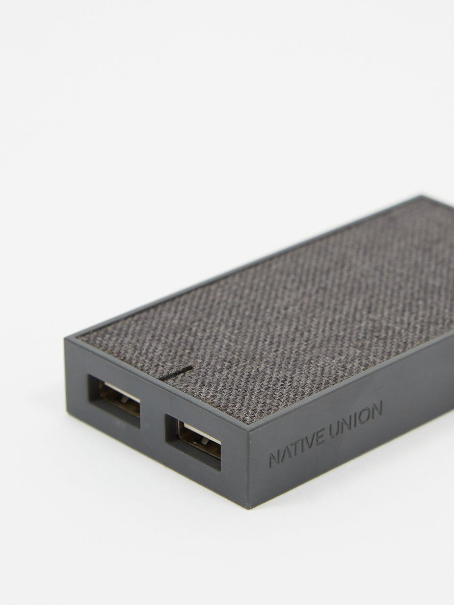 Native Union Native Union Smart Charger International Dual USB Port - Slate - Other