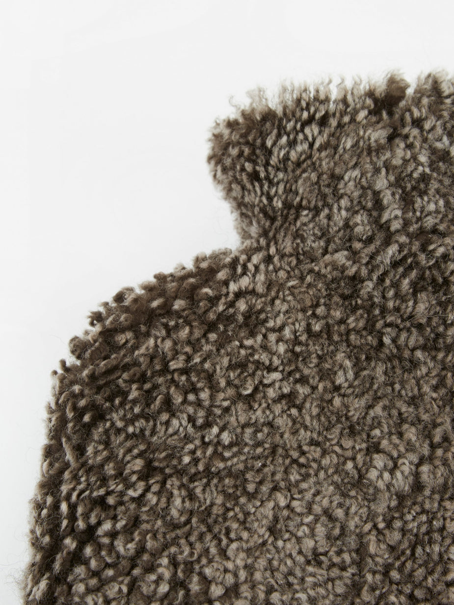 Natures Collection Natures Collection Sheepskin Hot Water Bottle - Cappuccino - Brown