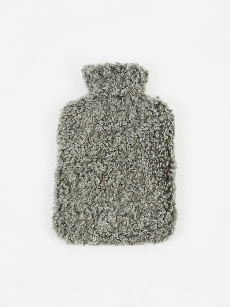 Natures Collection Natures Collection Sheepskin Hot Water Bottle - Graphite - Grey