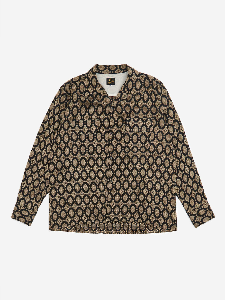 Needles Needles Cut Off Bottom Classic Shirt - Navy - Blue