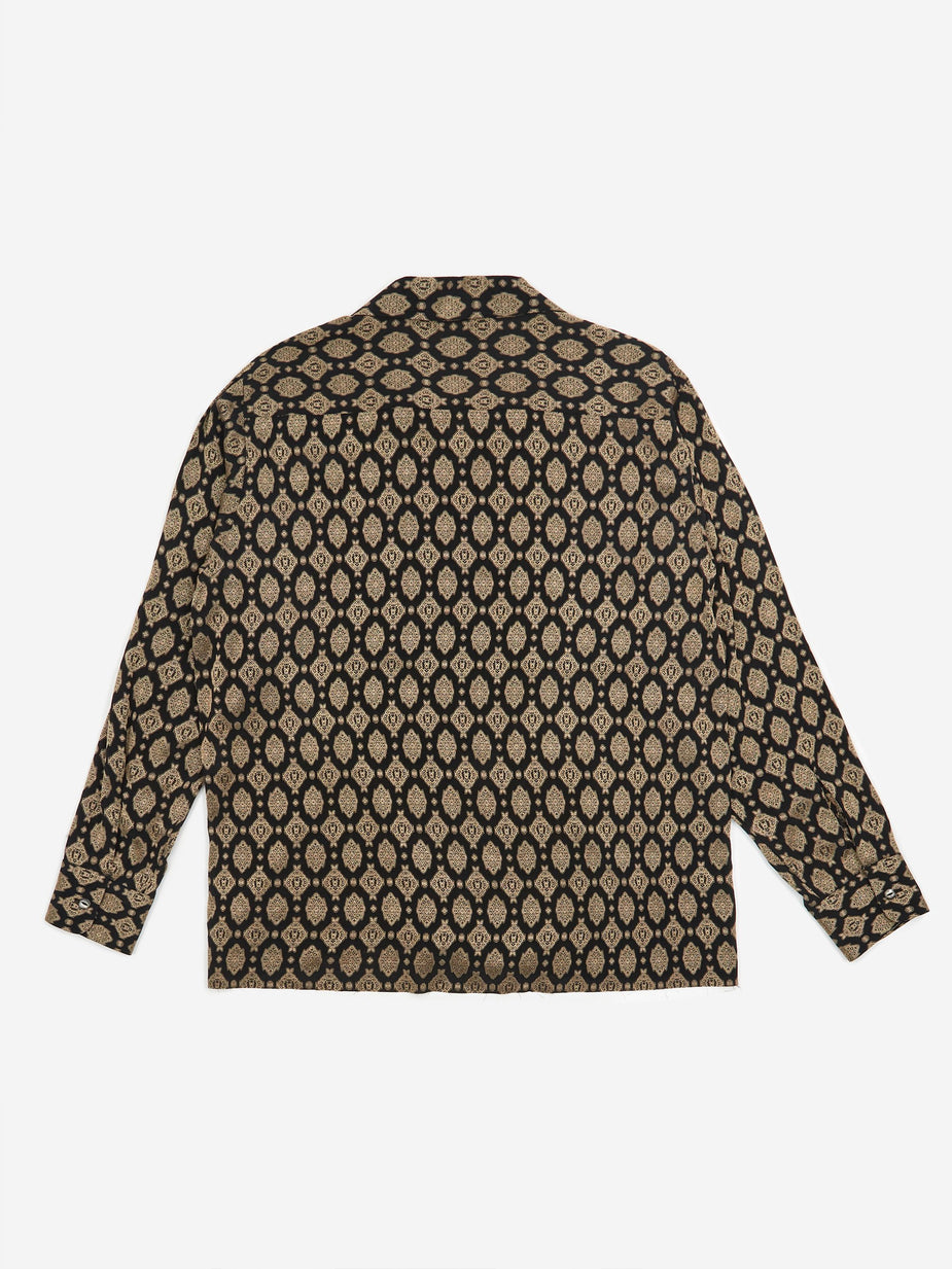 Needles Needles Cut Off Bottom Classic Shirt - Navy - Blue
