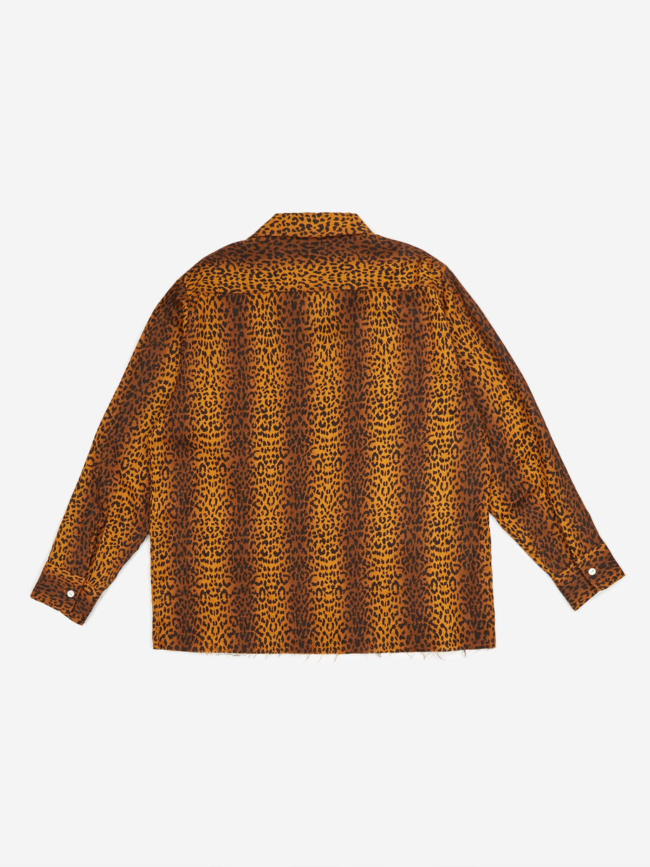 Needles Needles Cut Off Bottom Classic Shirt Linen - Brown - Brown