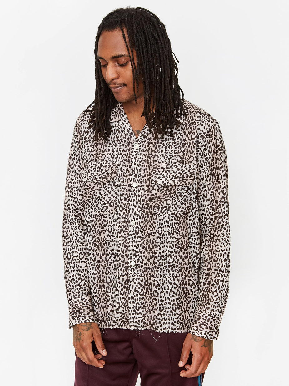 Needles Needles Cut Off Bottom Classic Shirt Linen - Off White - White