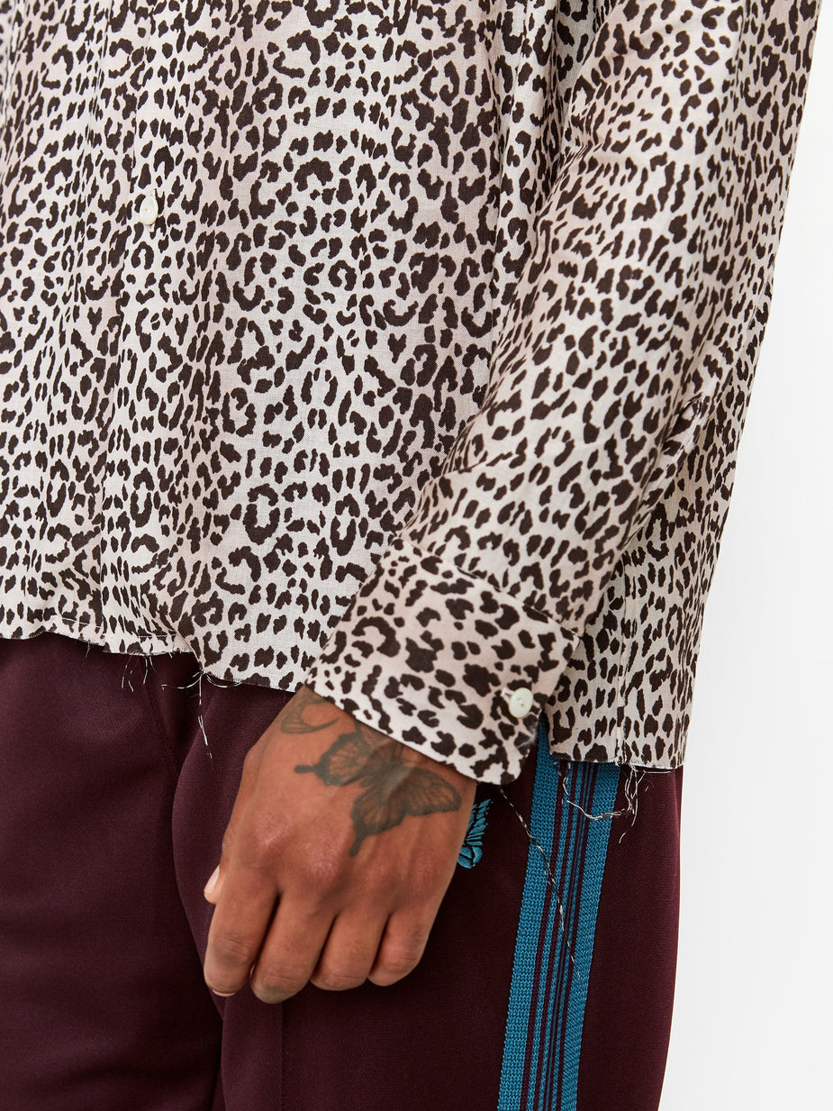 Needles Needles Cut Off Bottom Classic Shirt Linen - Off White - White