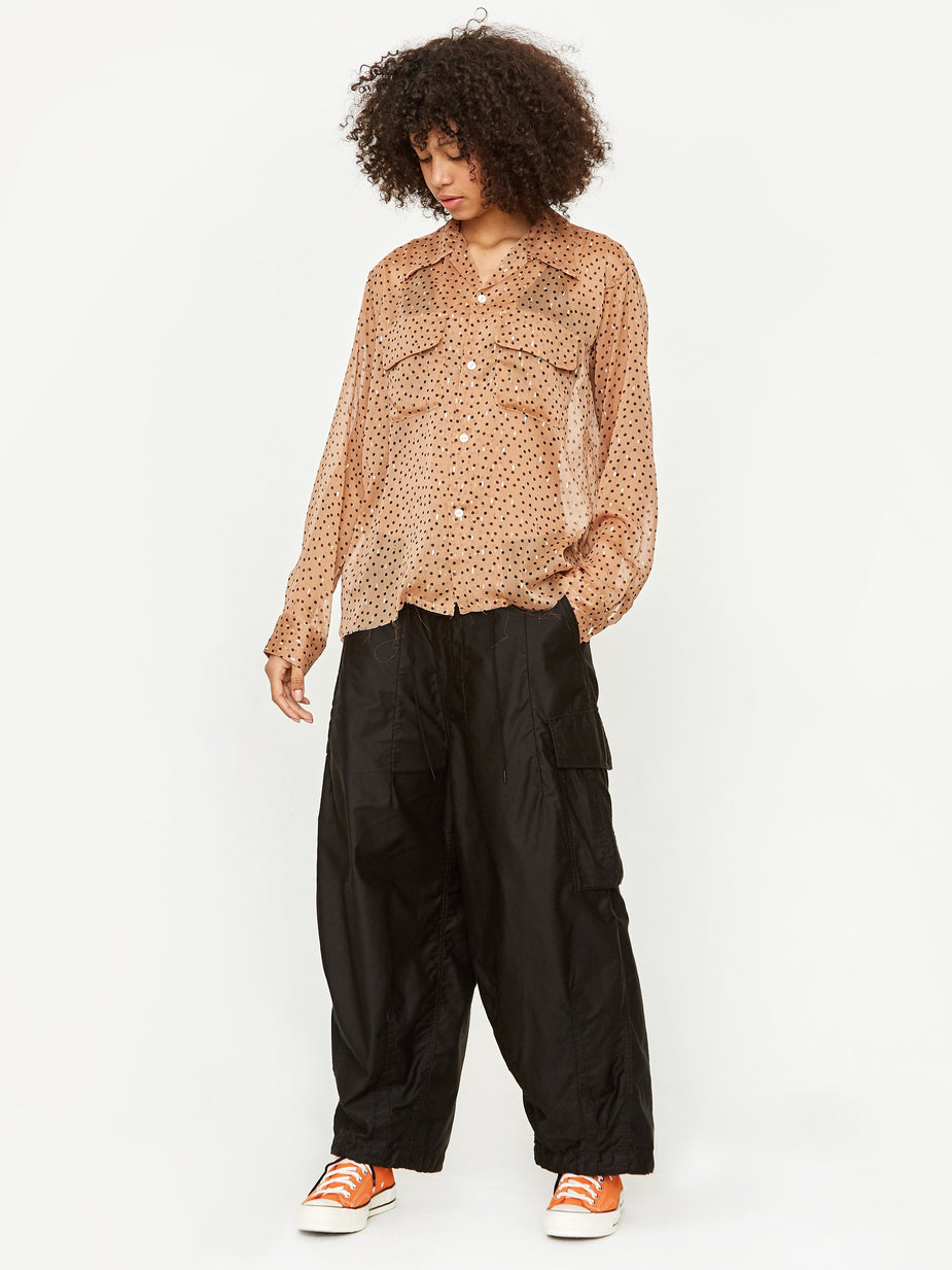 Needles Needles Cut Off Bottom Classic Shirt - Mocha - Brown