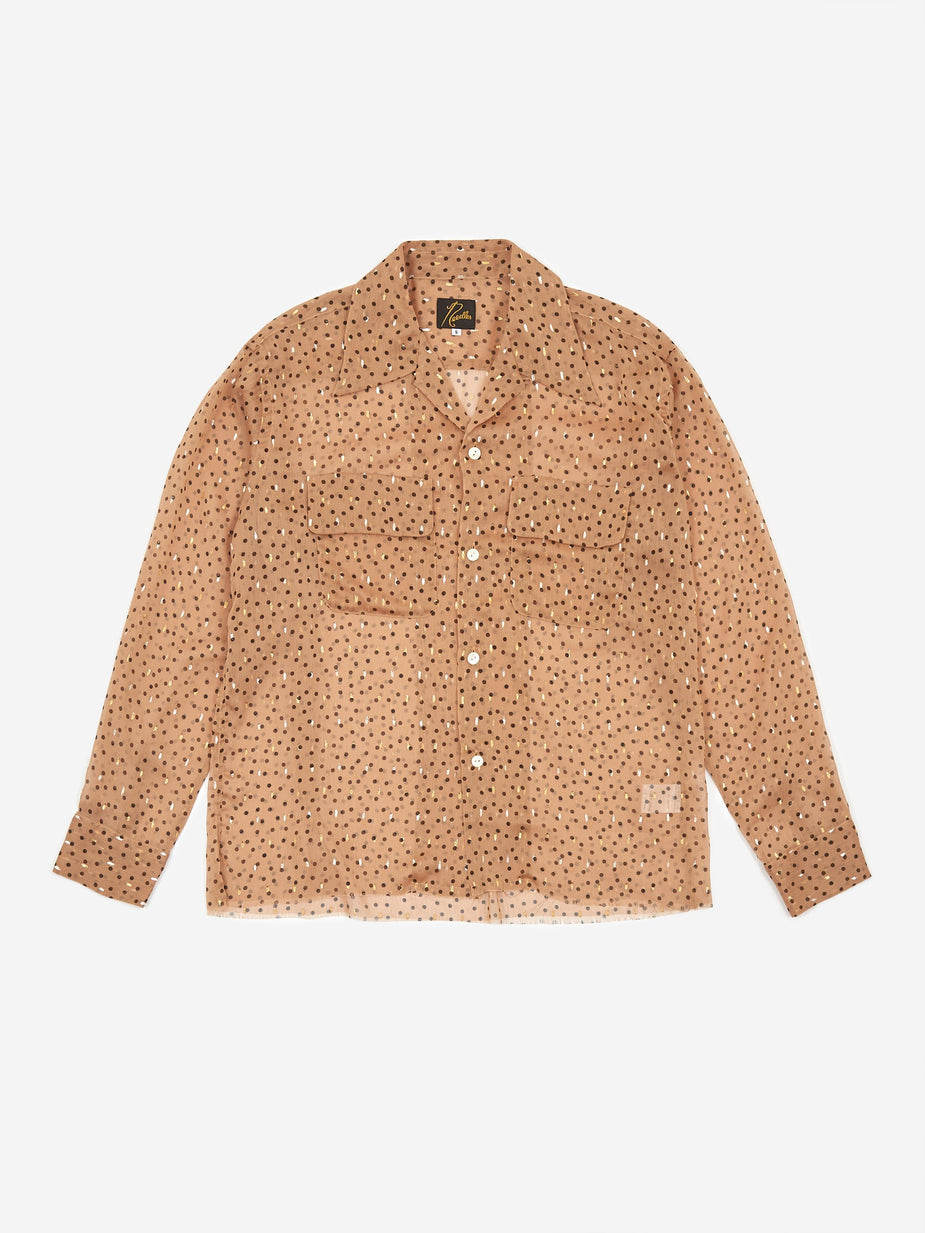 Needles Needles Cut Off Bottom Classic Shirt - Mocha - Brown