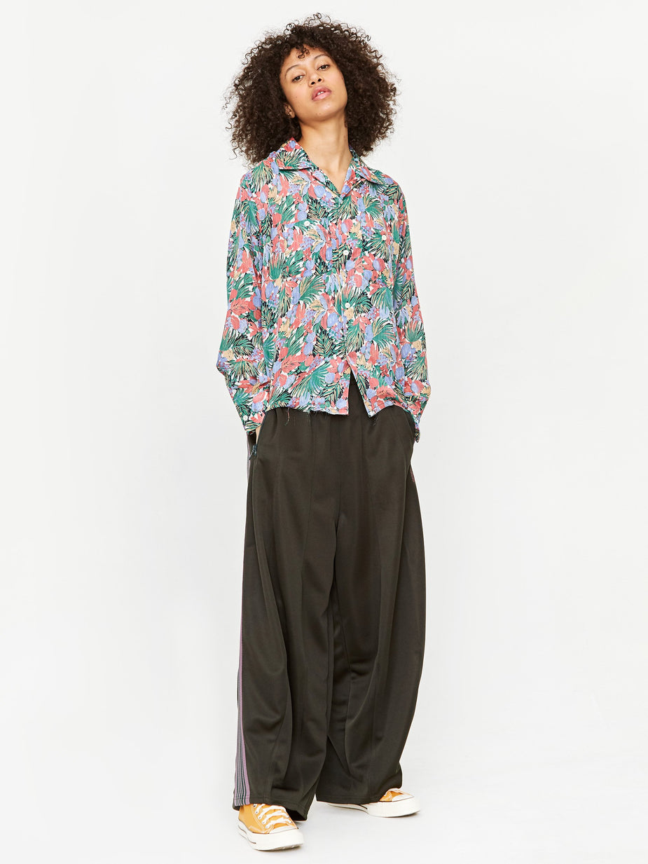 Needles Needles Cut Off Bottom One Up Shirt - Navy/Pink - Pink