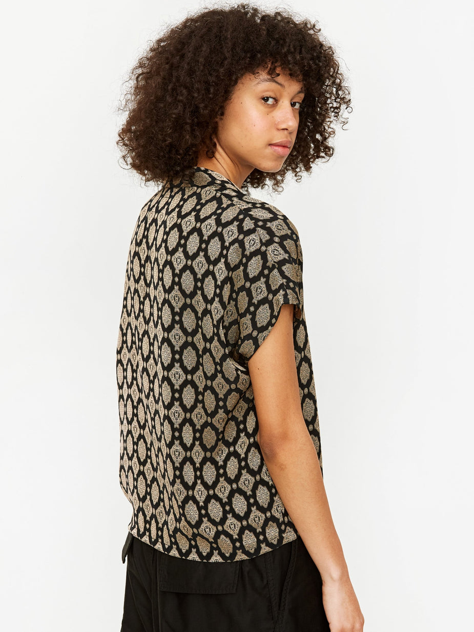 Needles Needles French Sleeve Blouse - Navy - Blue