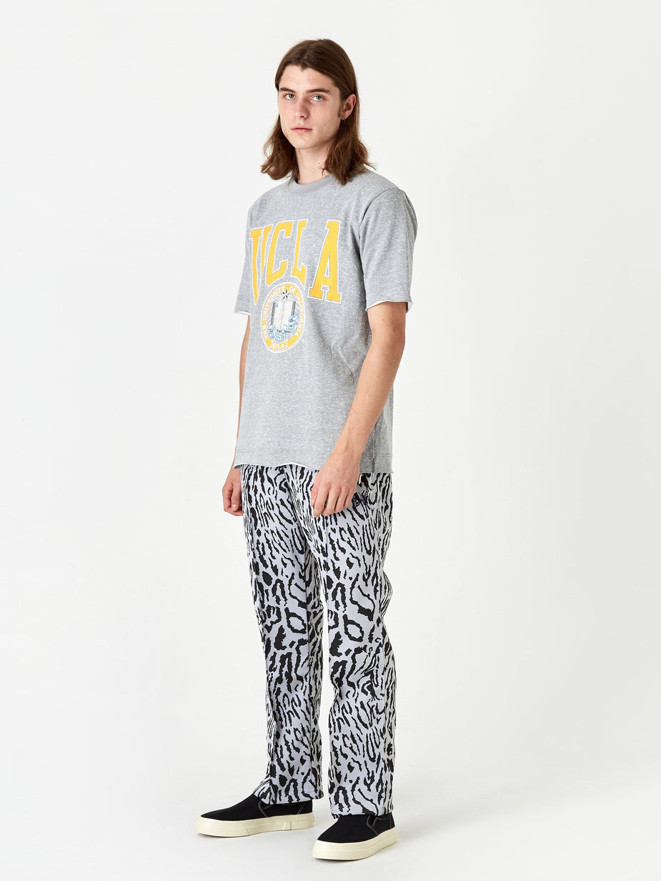 Needles Needles Jacquard Track Pant - Leopard - Animal Print