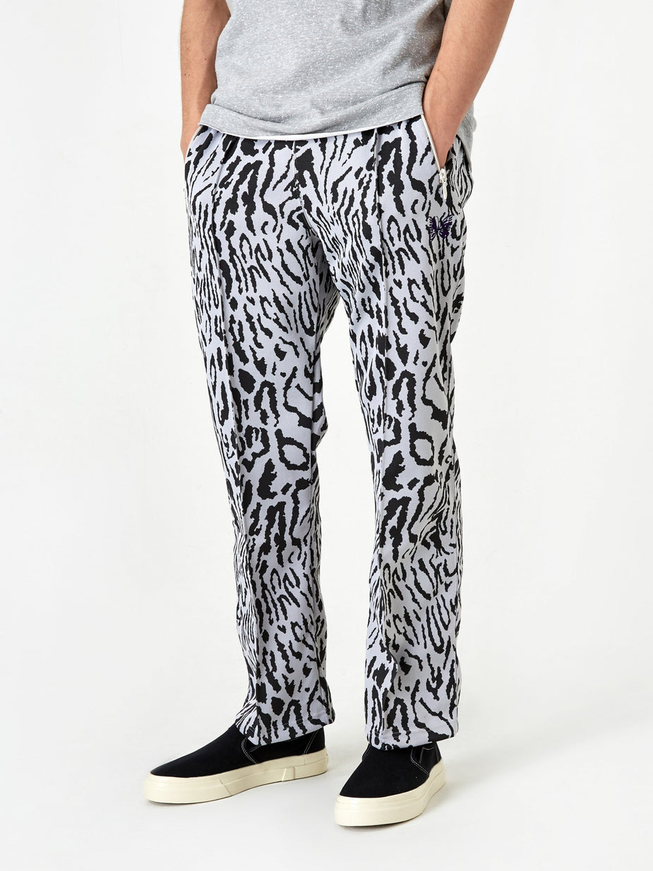 Needles Needles Jacquard Track Pant - Leopard - Animal Print