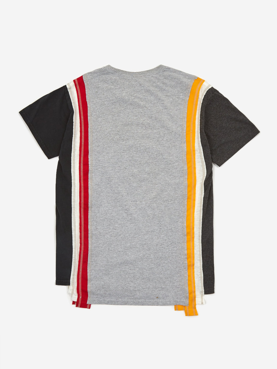 Needles Needles Rebuild 7 Cuts Shortsleeve College T-Shirt - Assorted - Multi