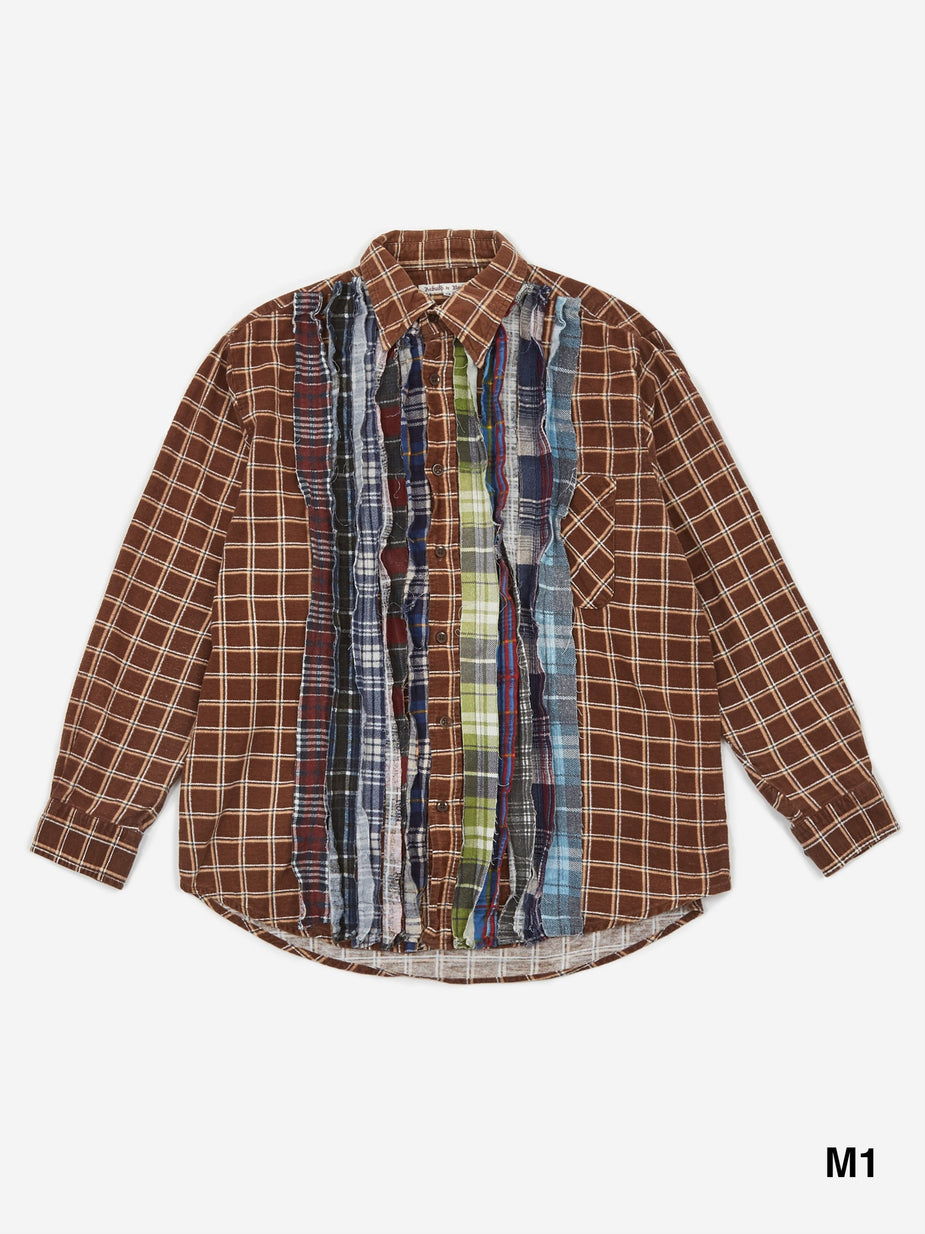 Needles Needles Rebuild Flannel Ribbon Shirt - Assorted - Multi