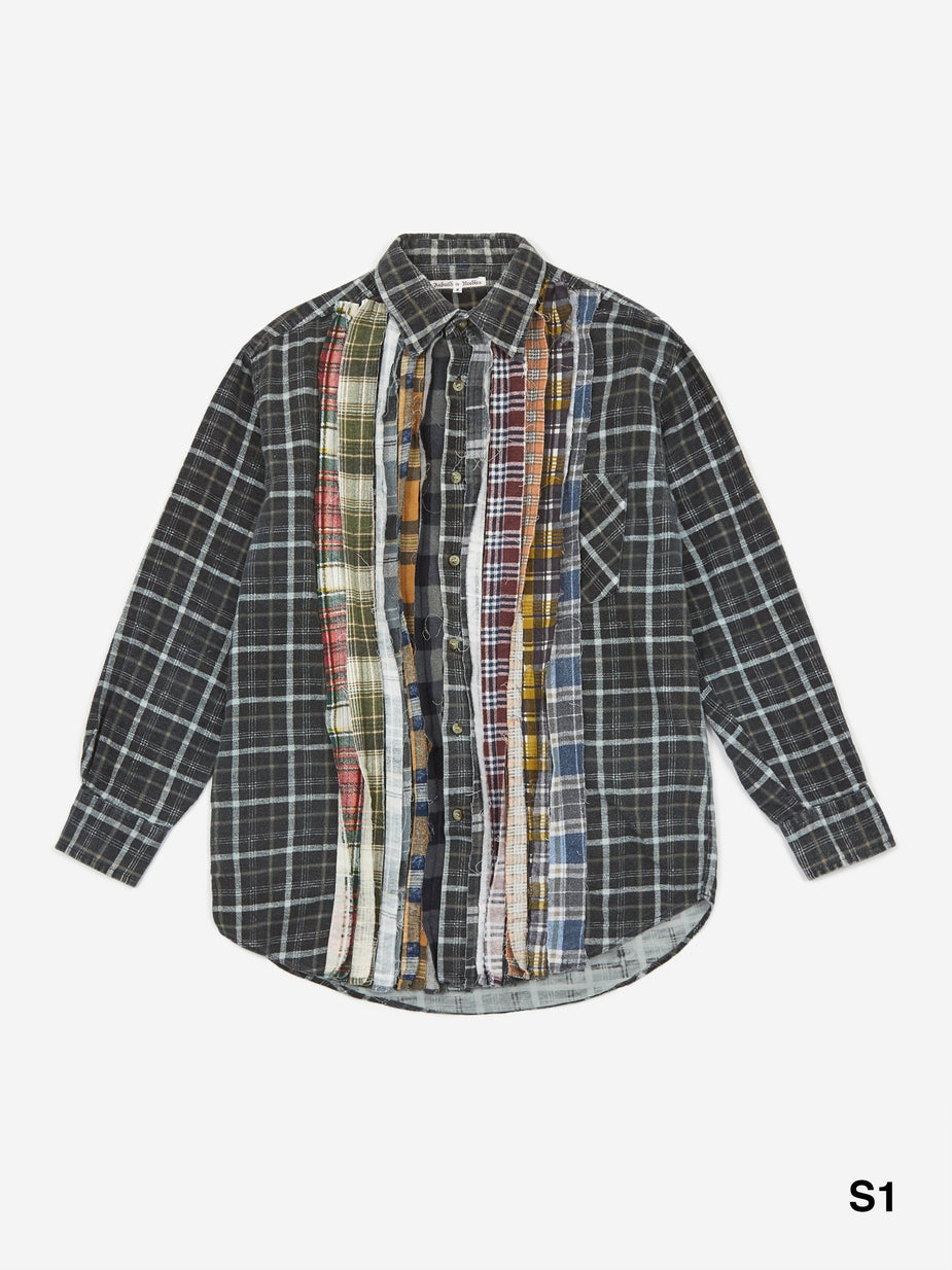 Needles Needles Rebuild Flannel Ribbon Shirt - Assorted - Multi
