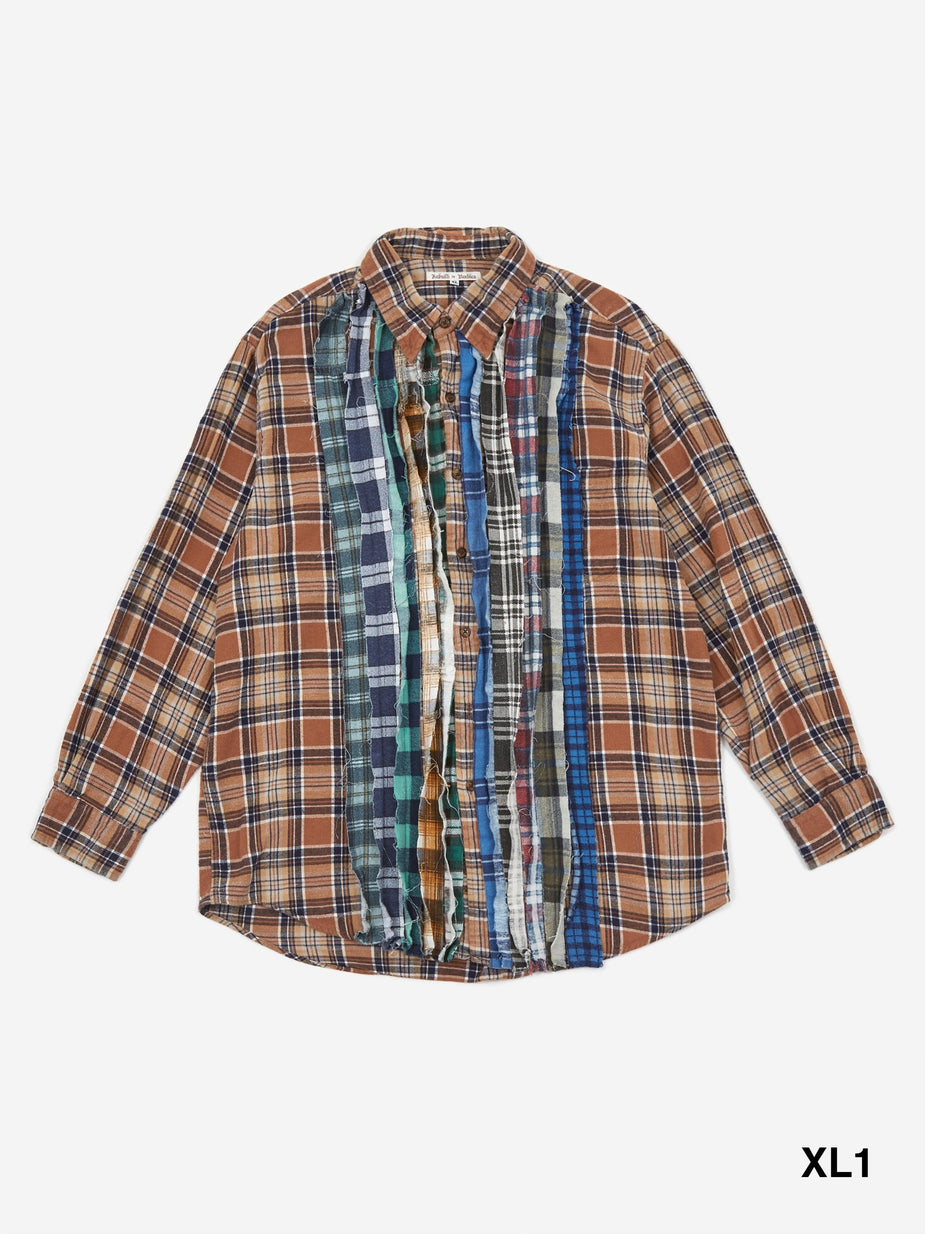 Needles Needles Rebuild Flannel Ribbon Shirt - Assorted - Multi