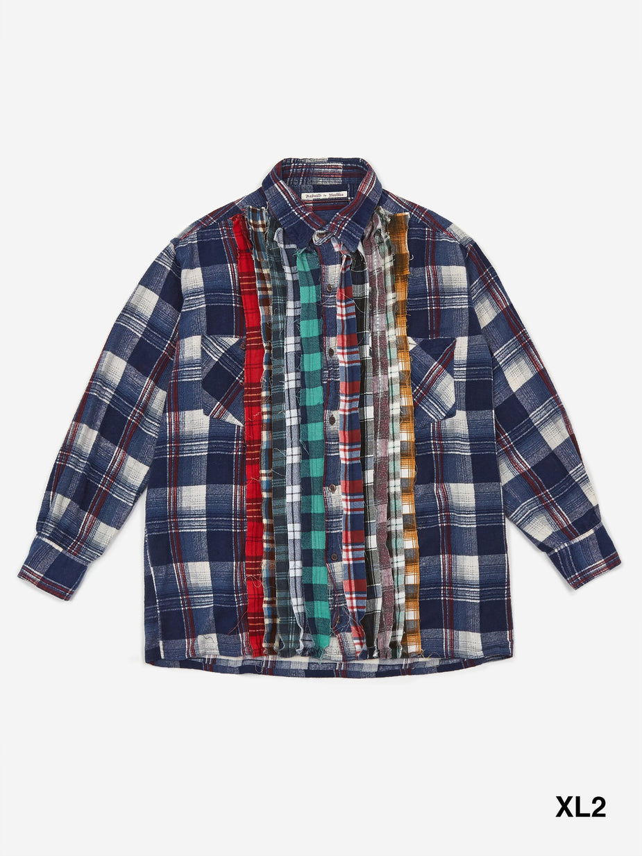 Needles Needles Rebuild Flannel Ribbon Shirt - Assorted - Multi