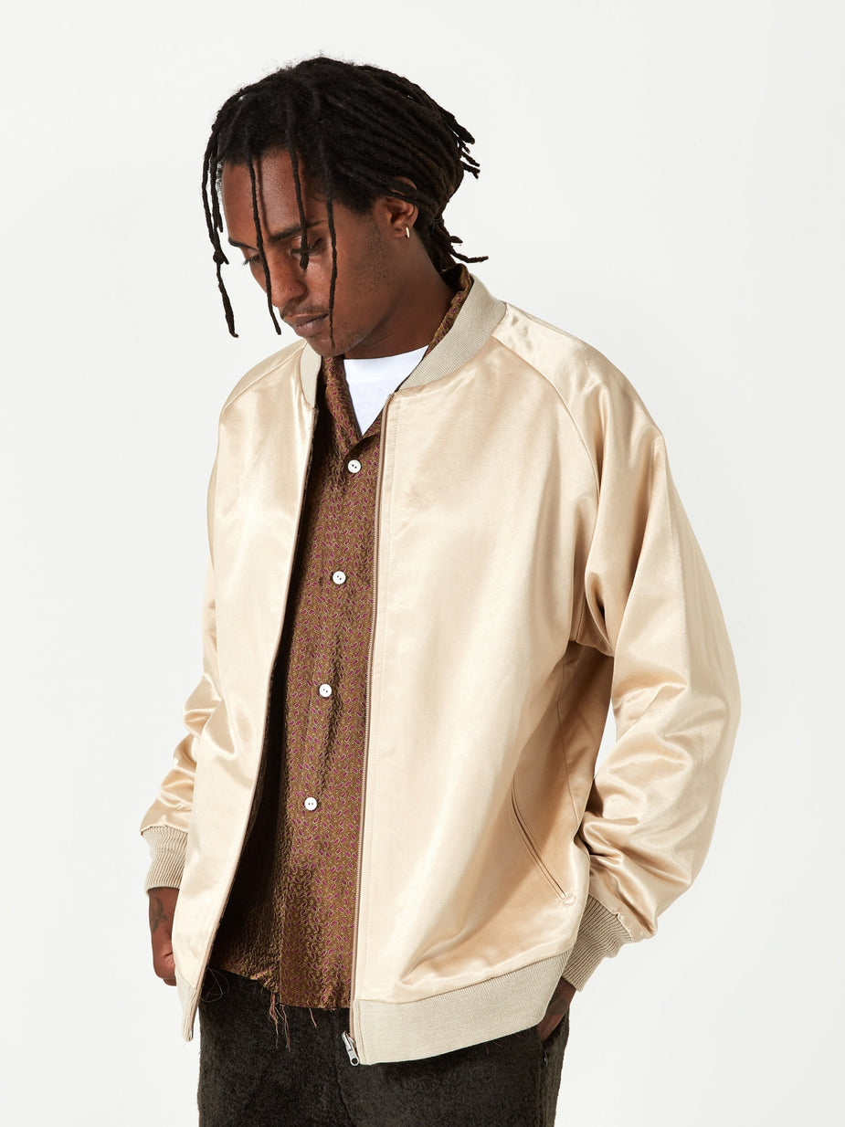 Needles Needles Reversible Rib Collar Jacket - Beige - Neutrals