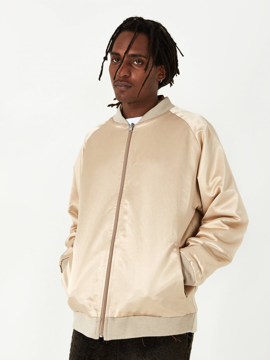 Needles Needles Reversible Rib Collar Jacket - Beige - Neutrals