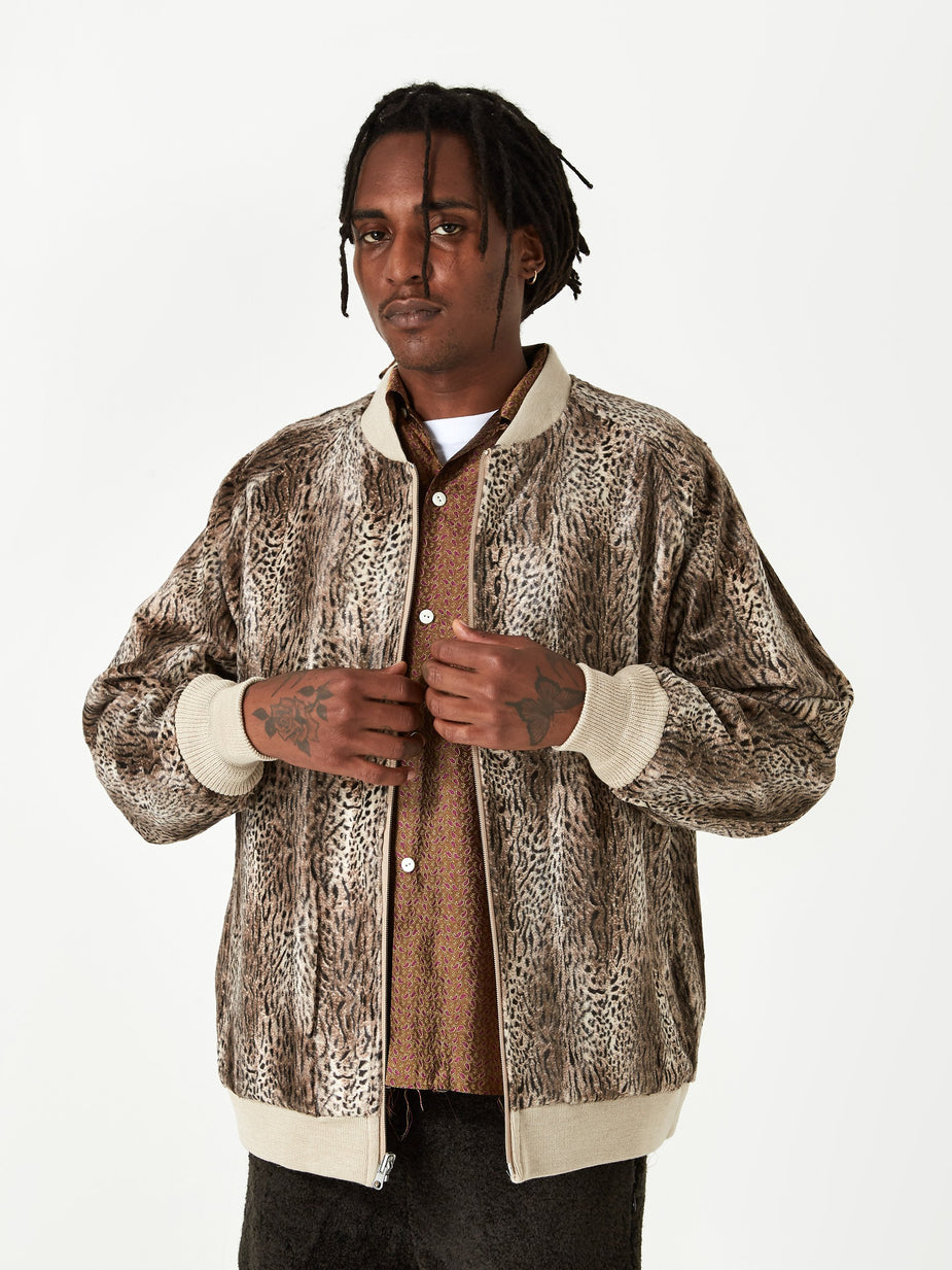 Needles Needles Reversible Rib Collar Jacket - Beige - Neutrals