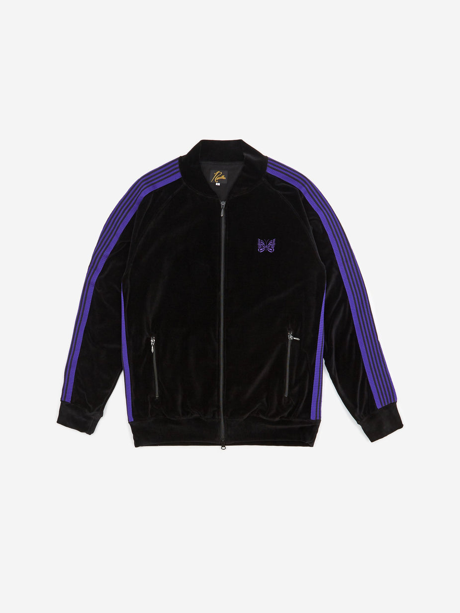 Needles Needles Rib Collar Track Jacket - Black - Black