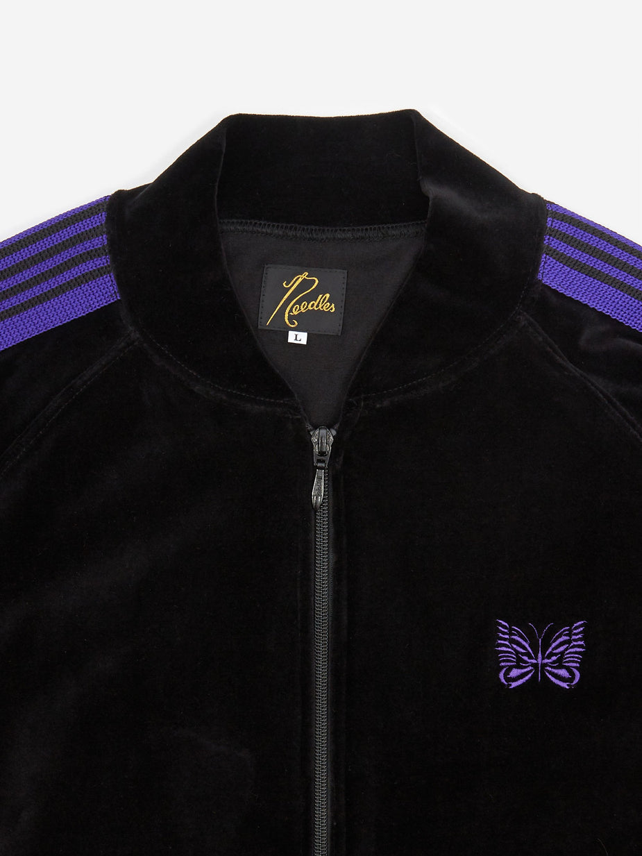 Needles Needles Rib Collar Track Jacket - Black - Black