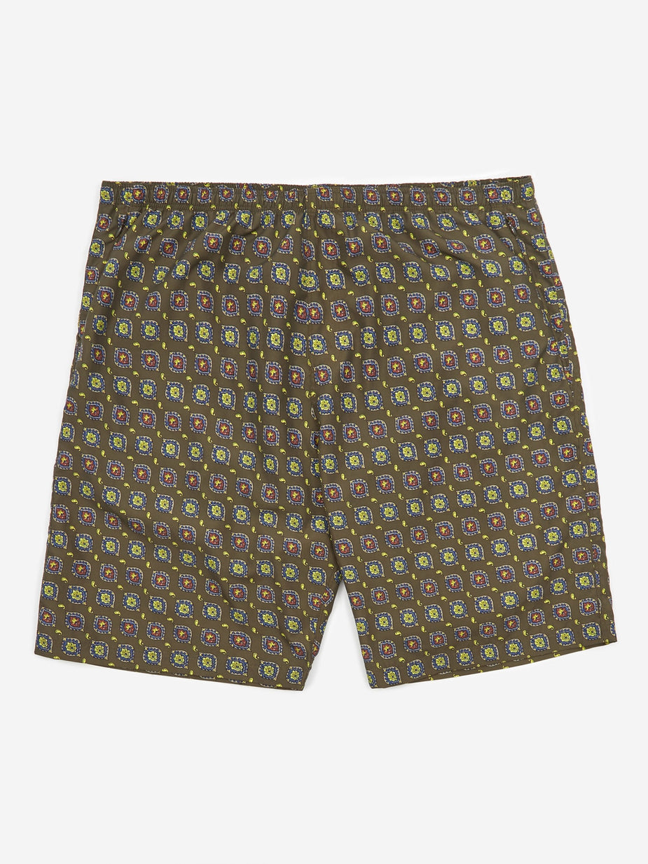 Needles Needles Swim Short - Olive - Green