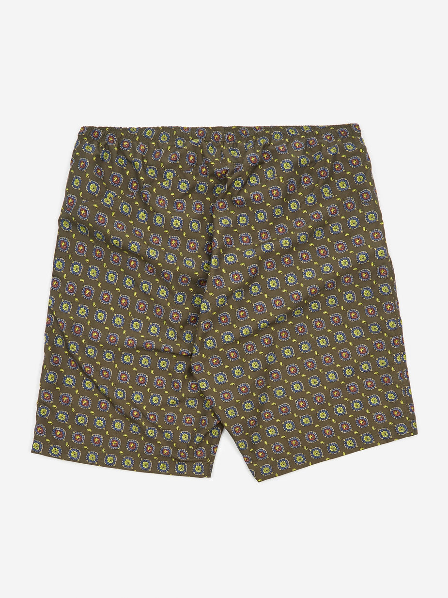 Needles Needles Swim Short - Olive - Green