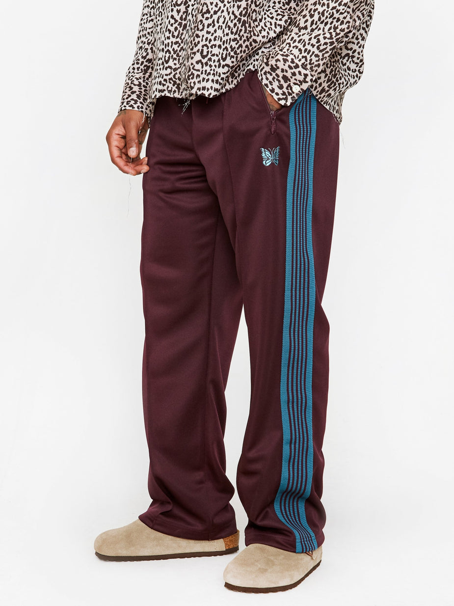 Needles Needles Track Pant - Bordeaux - Red