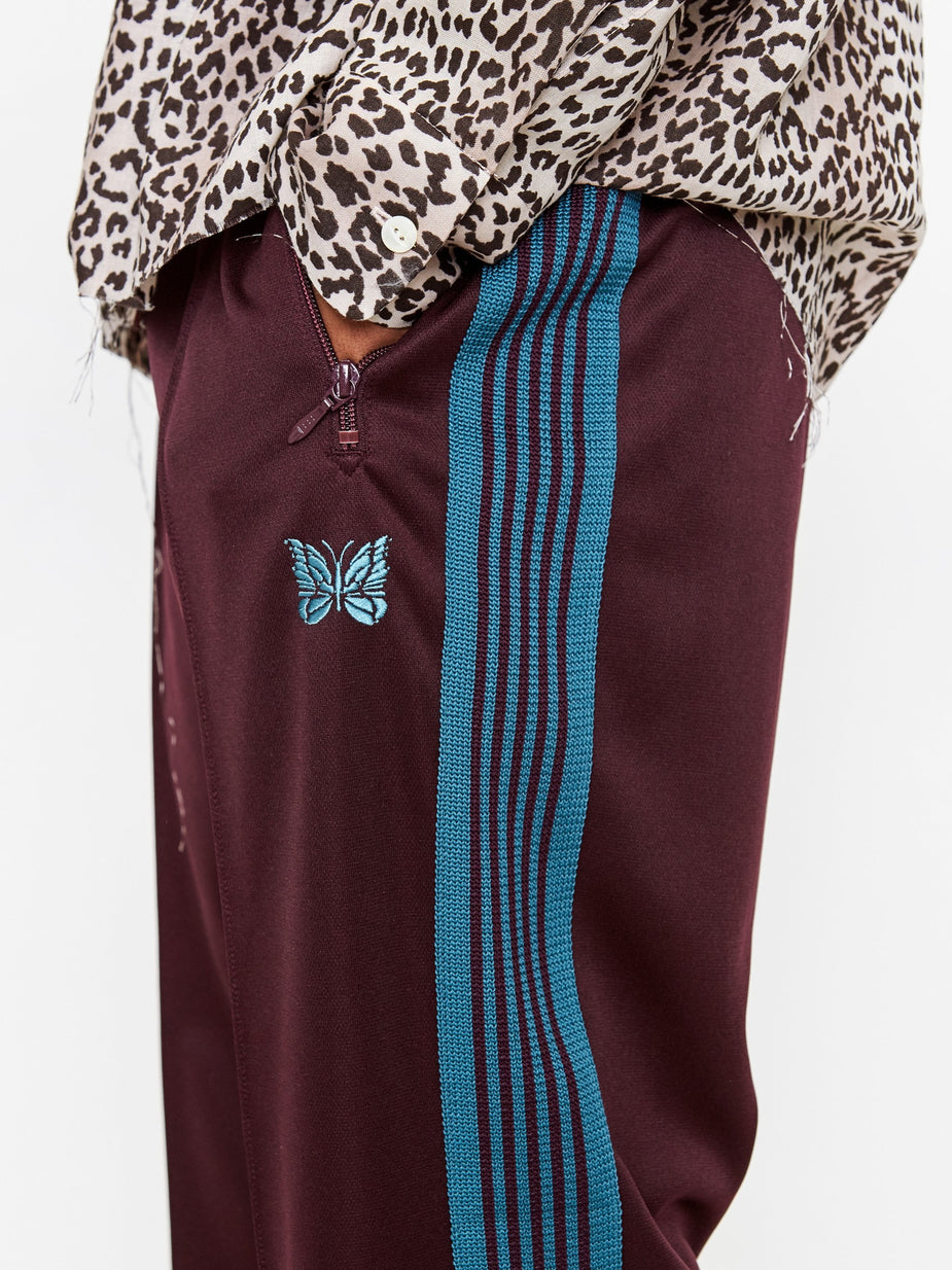 Needles Needles Track Pant - Bordeaux - Red