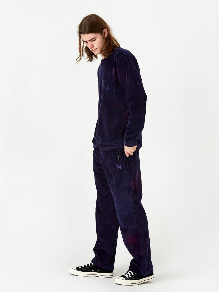 Needles Needles Uneven Dye Track Pant - Navy - Blue