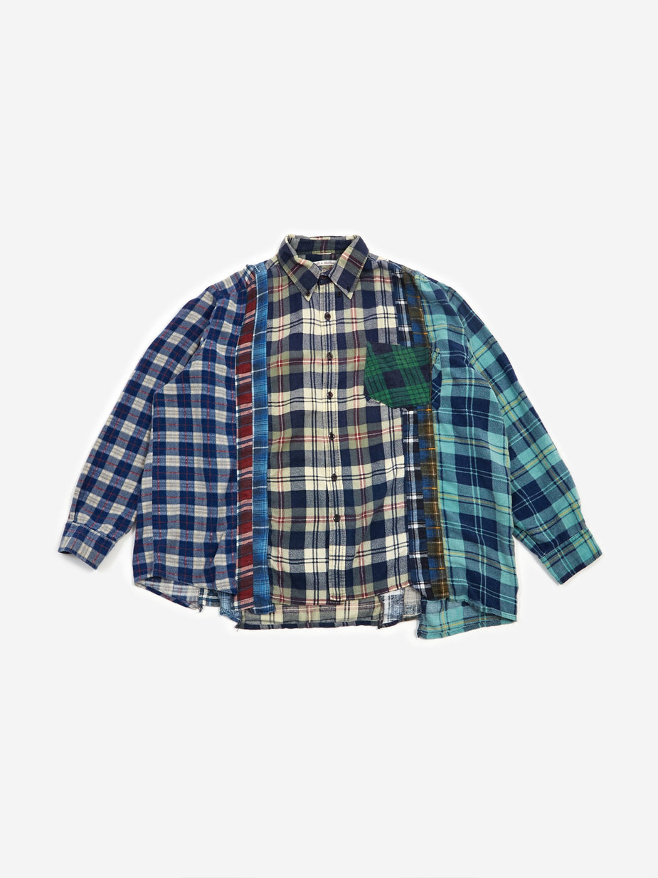 Needles Needles Wide 7 Cuts Flannel Shirt One Size 4 - Assorted - Multi