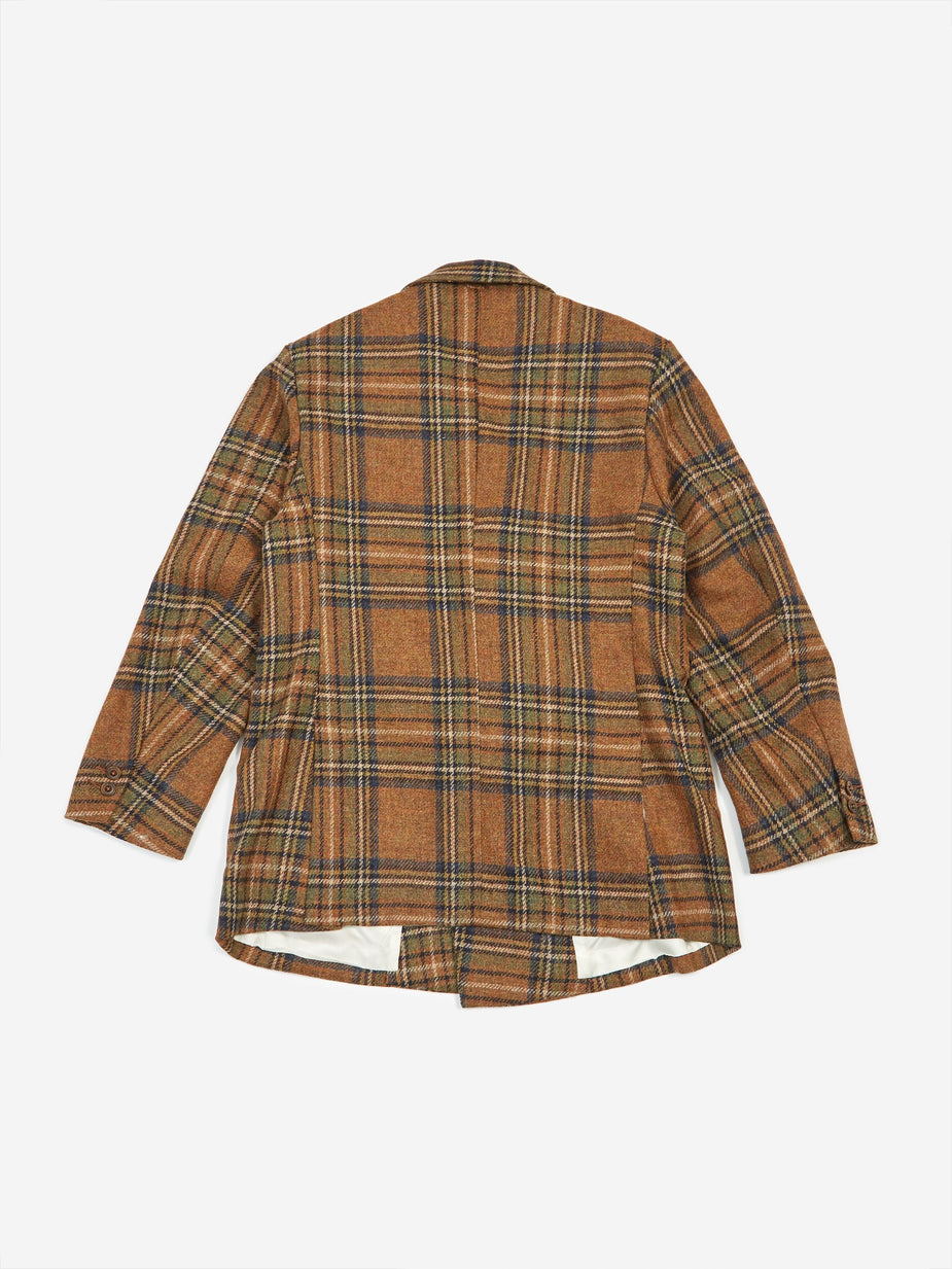 Needles Needles Plaid Tweed BD Jacket - Brown - Brown