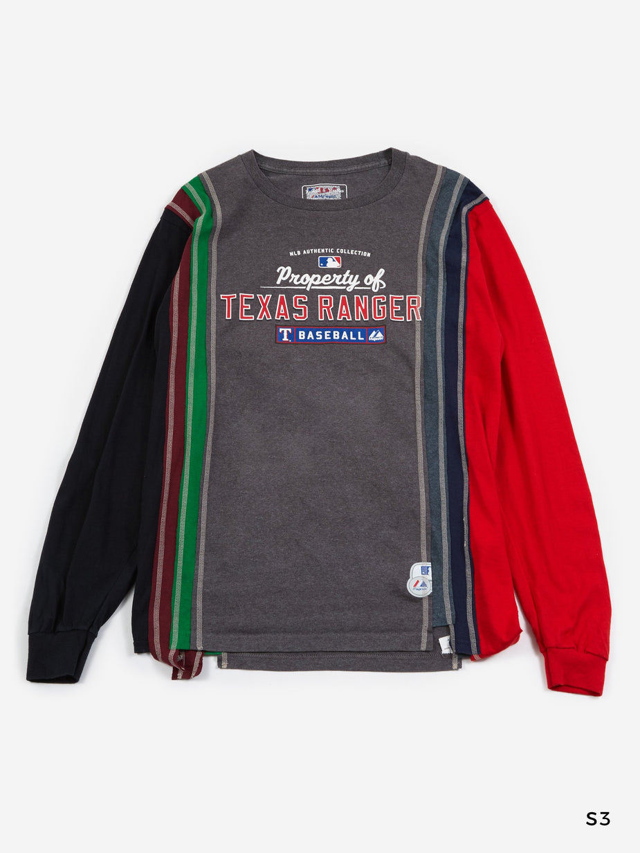 Needles Needles 7 Cuts Long Sleeve College T-Shirt Small - Multi - Multi