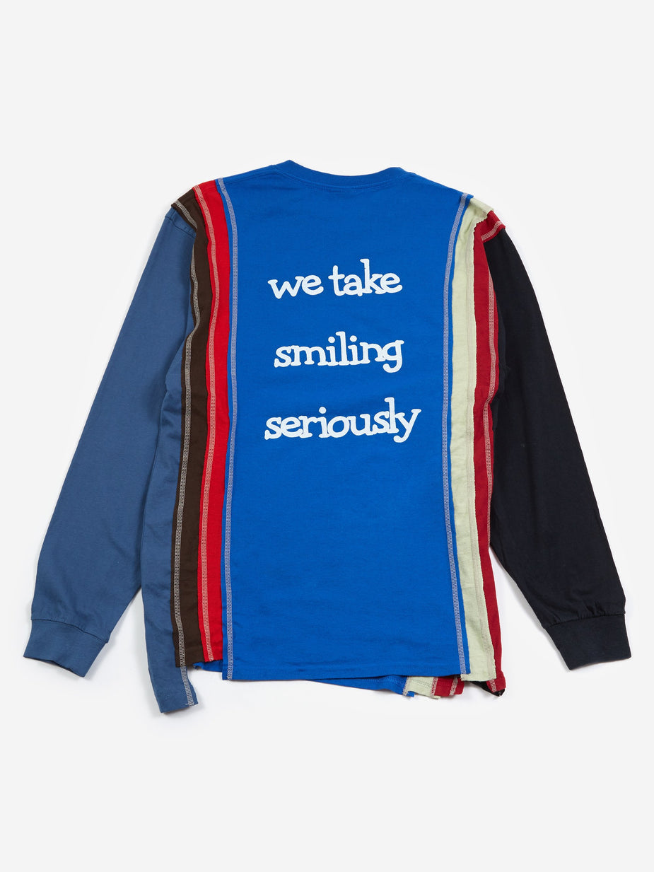 Needles Needles 7 Cuts Long Sleeve College T-Shirt X-Small - Multi - Multi